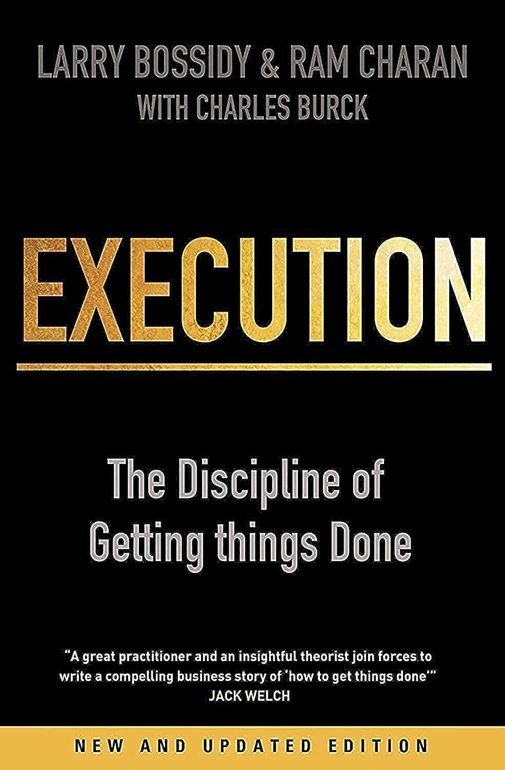 Cover of Execution: The Discipline of Getting Things Done