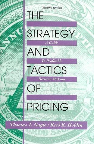 Cover of The Strategy and Tactics of Pricing